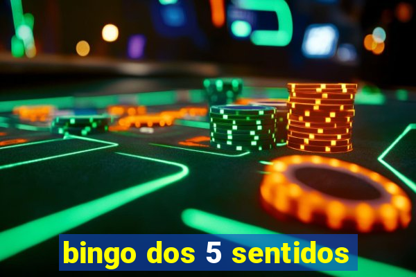 bingo dos 5 sentidos